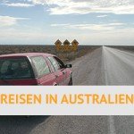 Auto im australischen Outback.